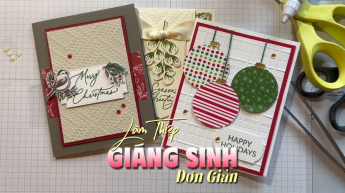 Làm Thiệp Giáng Sinh Đơn Giản