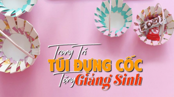 Trang Trí Túi Đựng Cốc Tặng Giáng Sinh