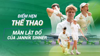 Màn lật đổ của Jannik Sinner - Điểm hẹn thể thao